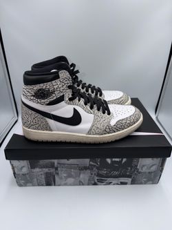 Air Jordan 1 High “White Cement” – Men’s Shoe Size 9.5