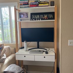 Ladder Office Desk with drawer 