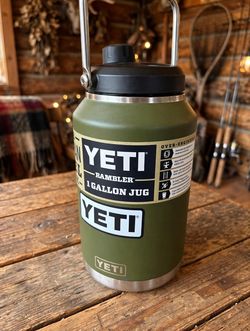 YETI Rambler 1 Gallon Jug — Olive, Brand New