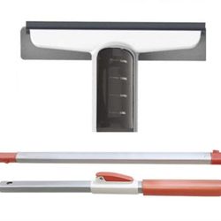 Spray-Type Window Cleaner with Adjustable Telescopic Handle