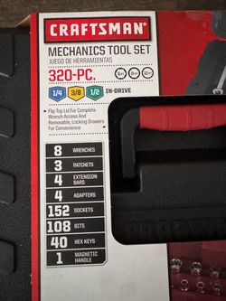 Craftsman 320-pc mechanics tool set - NEW