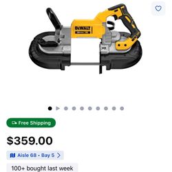 DEWALT 20V MAX XR Brushless Deep Cut Band Saw, Bare