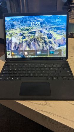 Surface pro 9 with detachable keyboard and kickstand protector