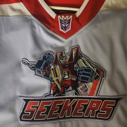 Geeky Jerseys Starscream Hockey Jersey XXL