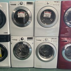 GREAT VARIETY OF FRONT LOAD WASHER W/ ELECTRIC/GAS DRYER