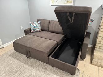 Sleeper Sofa Bed With Storage New In 🎁☑️