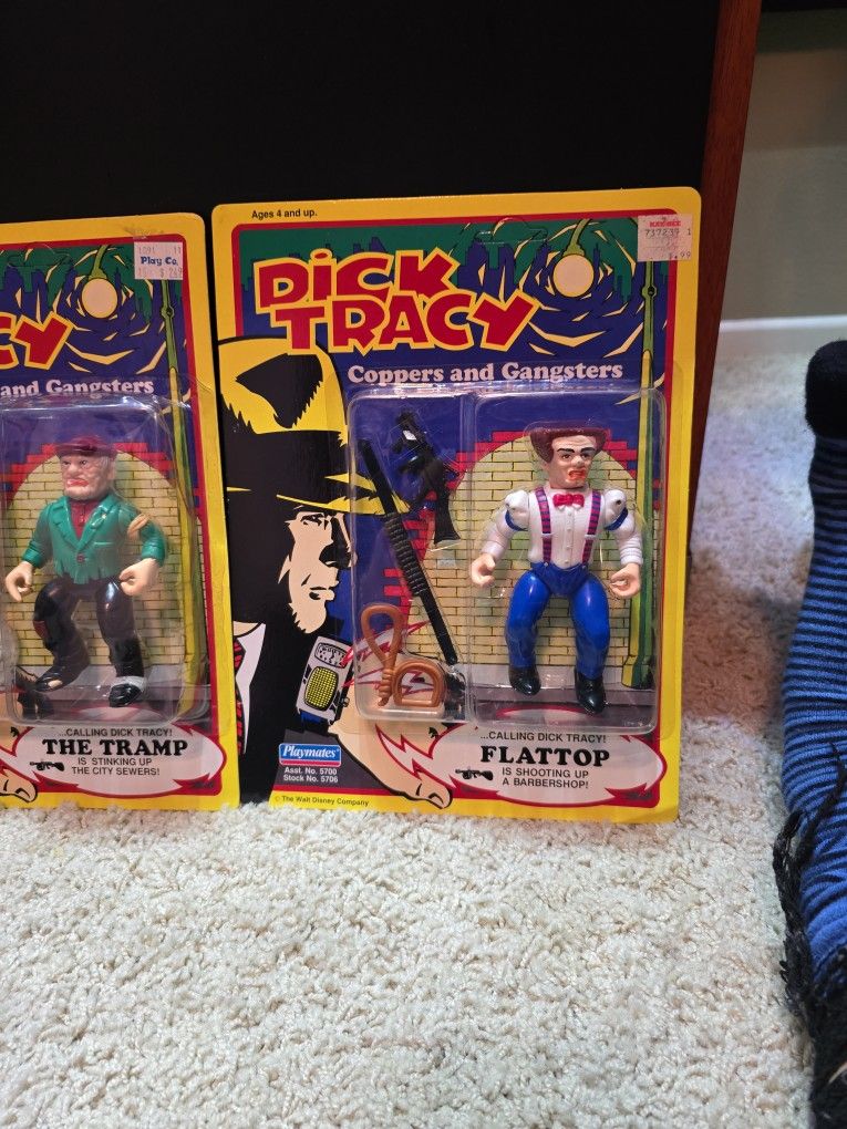 DICK TRACY FIGURINE STEVE THE TRAMP & FLATTOP