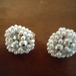 Antique Pearl Earrings