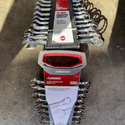 2) COMBINATION WRENCH SET BRAND NEW