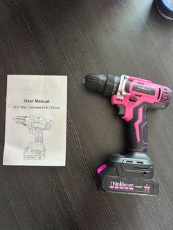 ThinkLearn 20V Max Cordless Drill/Driver – Excellent Condition