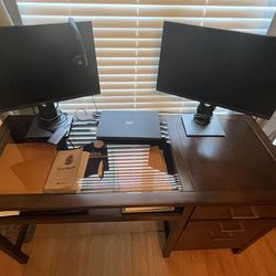 Solid Wood Computer Desk 