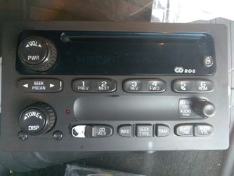 Stock Chevy s 10 radio cd player