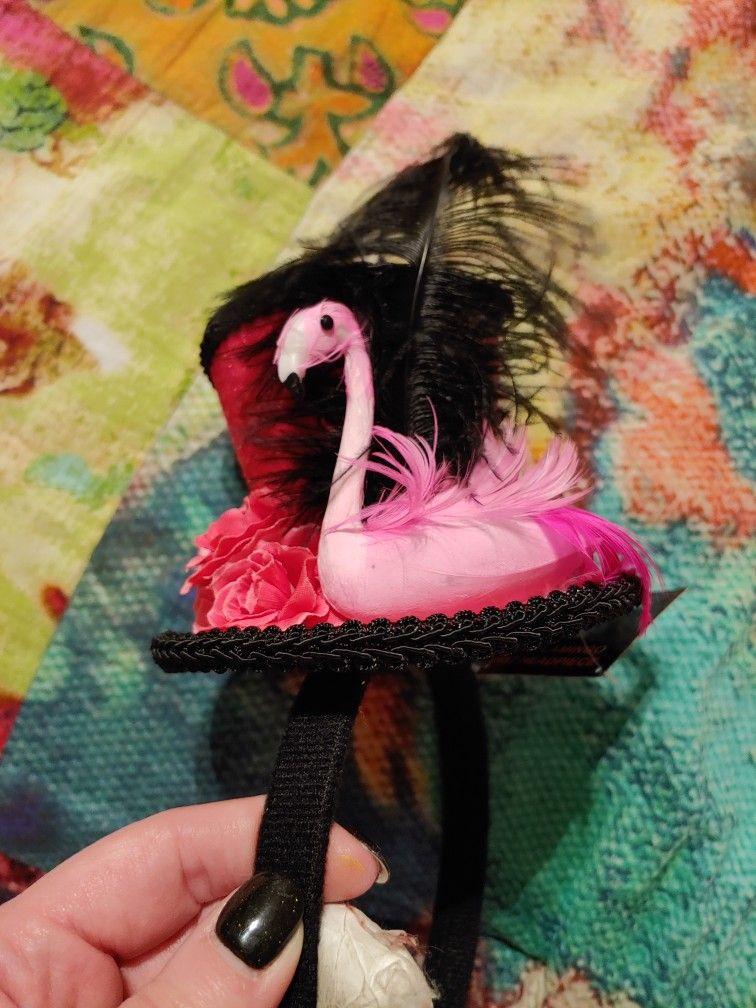 NEW Flamingo Fascinator Headband