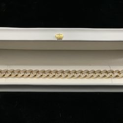 14k Cuban Link Braclet