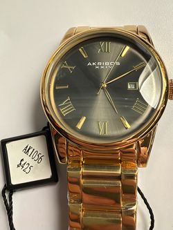 Luxury Designer AK XXIV 41MM Ultra Classic Radiant Dial 24K Gold & Roman Numerals Men