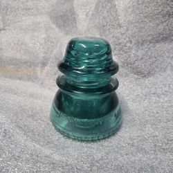 Vintage Hemingray Turquoise Insulator No 42