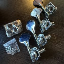 Jazz Bass tuners Chrome (4 String)
