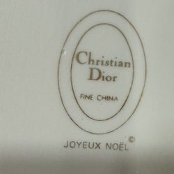 Christian Dior Joyeux Noel Plate 