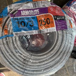 New MC Metal Clad Cable 10/3