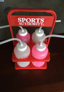 Sports Authority water bottles