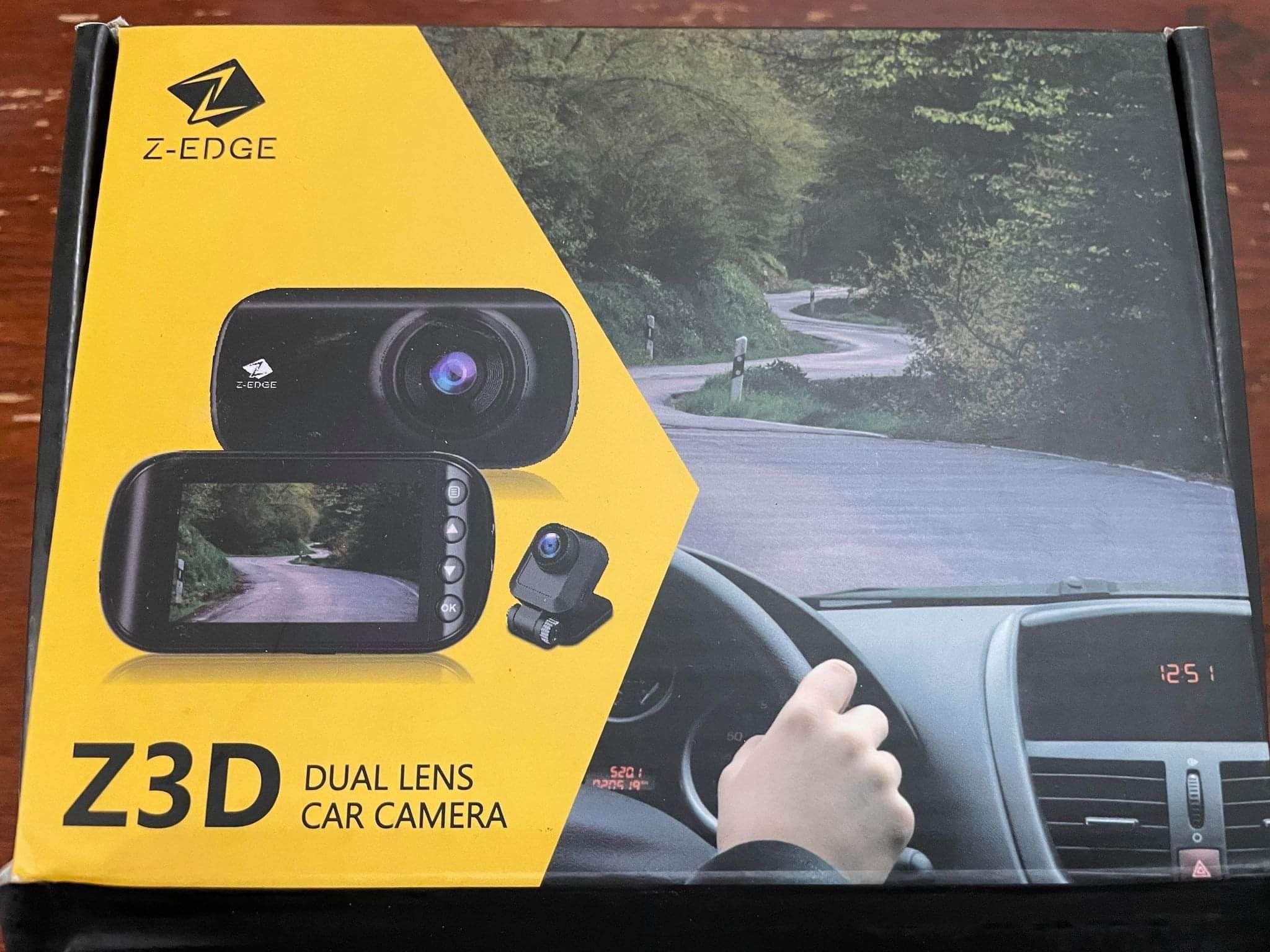 Z-Edge Z3D Dual Dash Cam 2.7" Screen