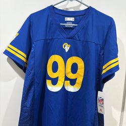 NFL Apparel Women’s Aaron Donald #99 Los Angeles Rams Jersey Royal NWT 2X 