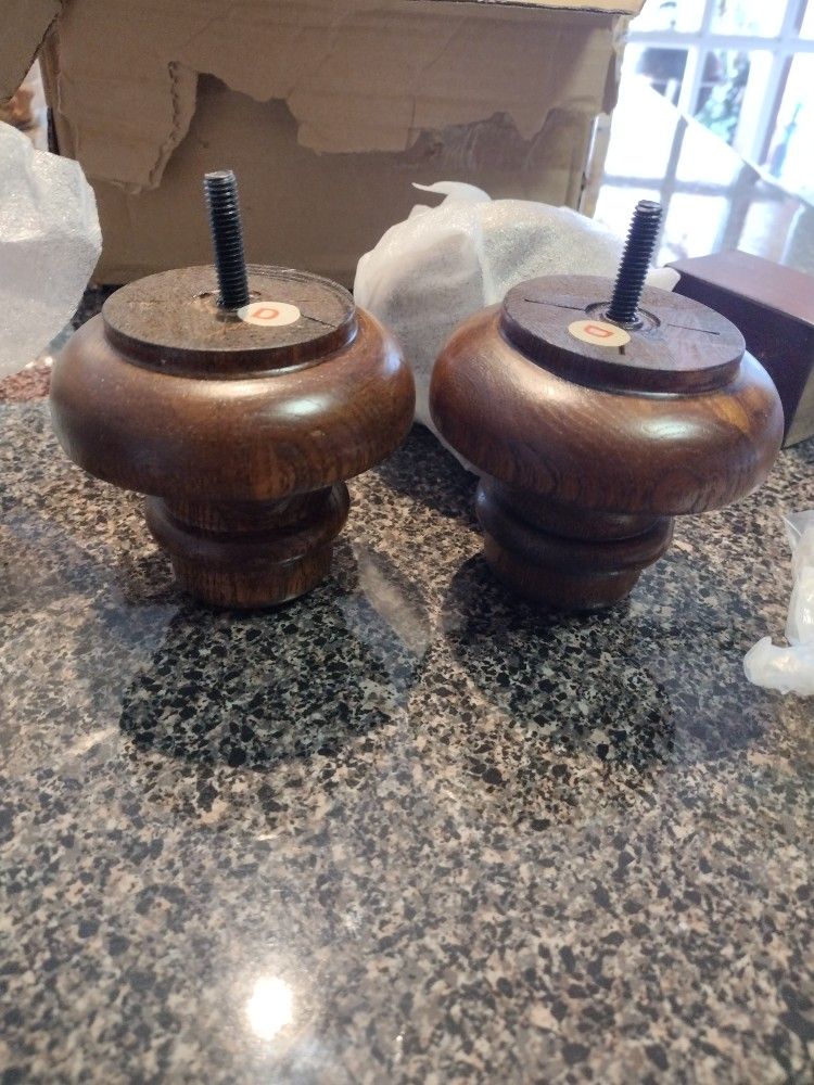 Set Of 4 Legs For Furniture. Screw In
