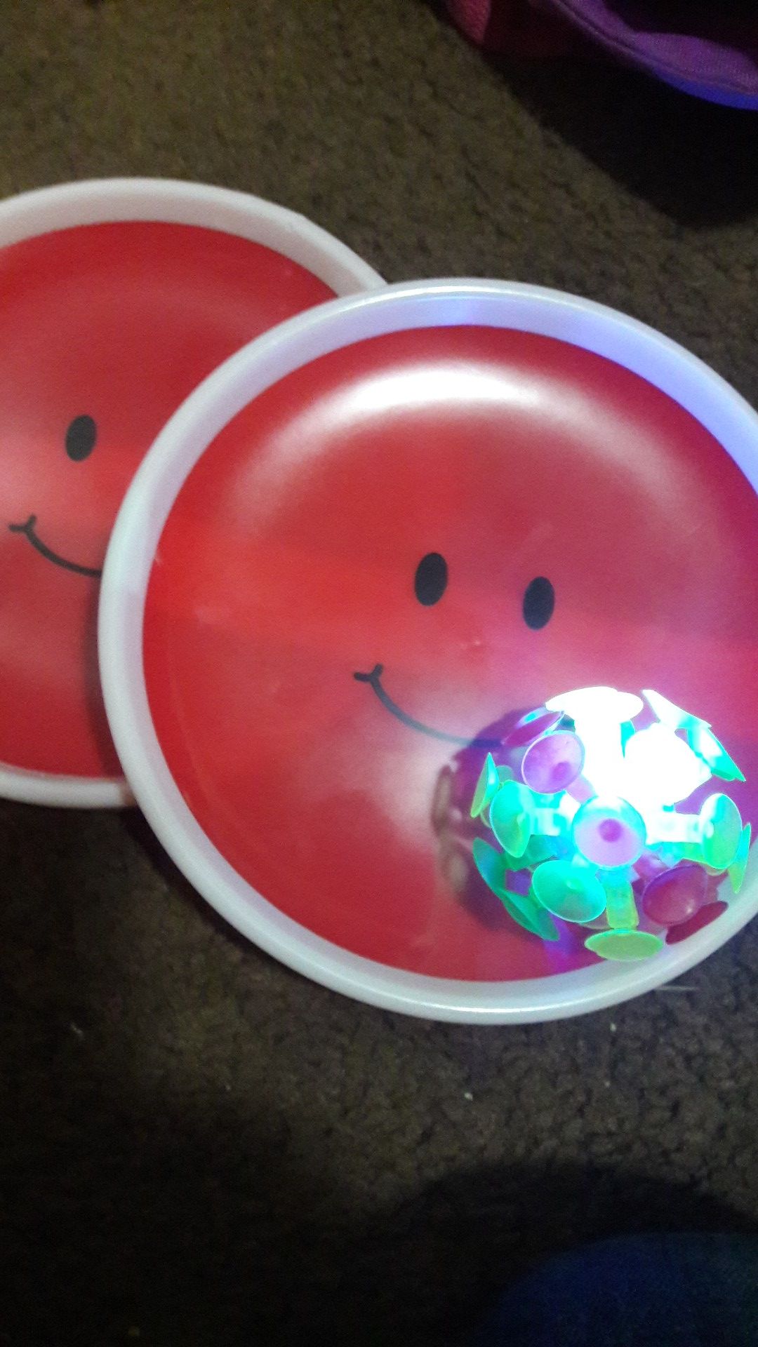 Light up ball caching