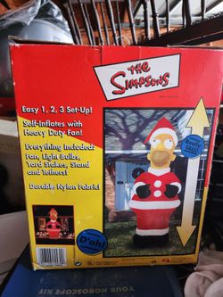 Christmas Simpsons Blowup
New 7ft tall
