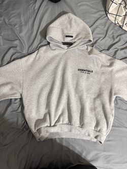 Fear of God Essentials Fleece Hoodie Light Heather Gray