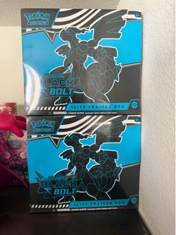 Pokemon Black Bolt ETB lot of 2 Sealed