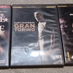 Clint Eastwood 3 Movie Lot DVD Line Of Fire Gran Trurismo Million 