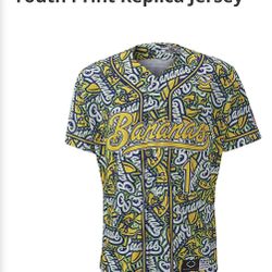 Evoshield Savannah Bananas Youth Print Replica Jersey.