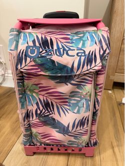 ZÜCA Rolling Backpack – Tropical Palm Print – Used