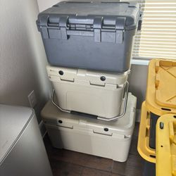 Yeti Coolers 45, 20 Roadie Metal Handle, Load Out 30, Coleman