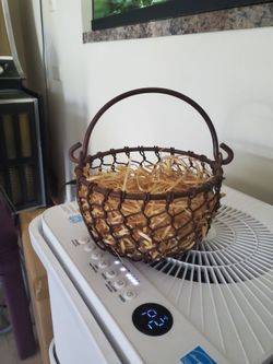 Heavy rustic basket