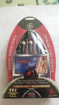 Brand New Sealed GE audio video cable