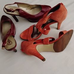 High-heeled shoes, size 38,