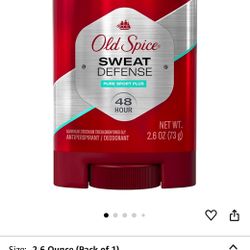 Old Spice Sweat Defense Antiperspirant and Deodorant Soft Solid for Men, Pure Sport Plus, 2.6 oz