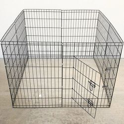 (New) $49 Folding 36” Tall x 24” Wide x 8-Panel Pet Playpen Fence Gate Outdoor Indoor 