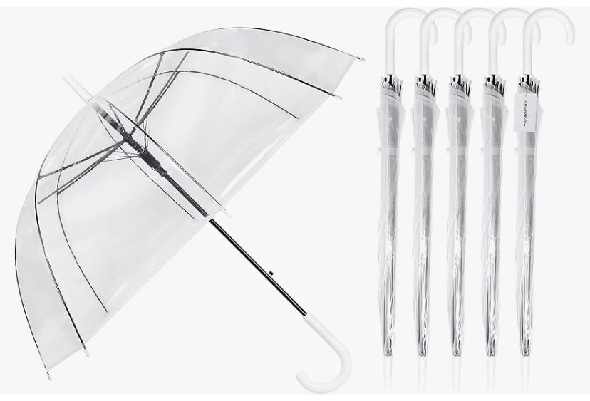 Wasing/R Horse 16pcs 46” Clear Bubble Event Umbrellas