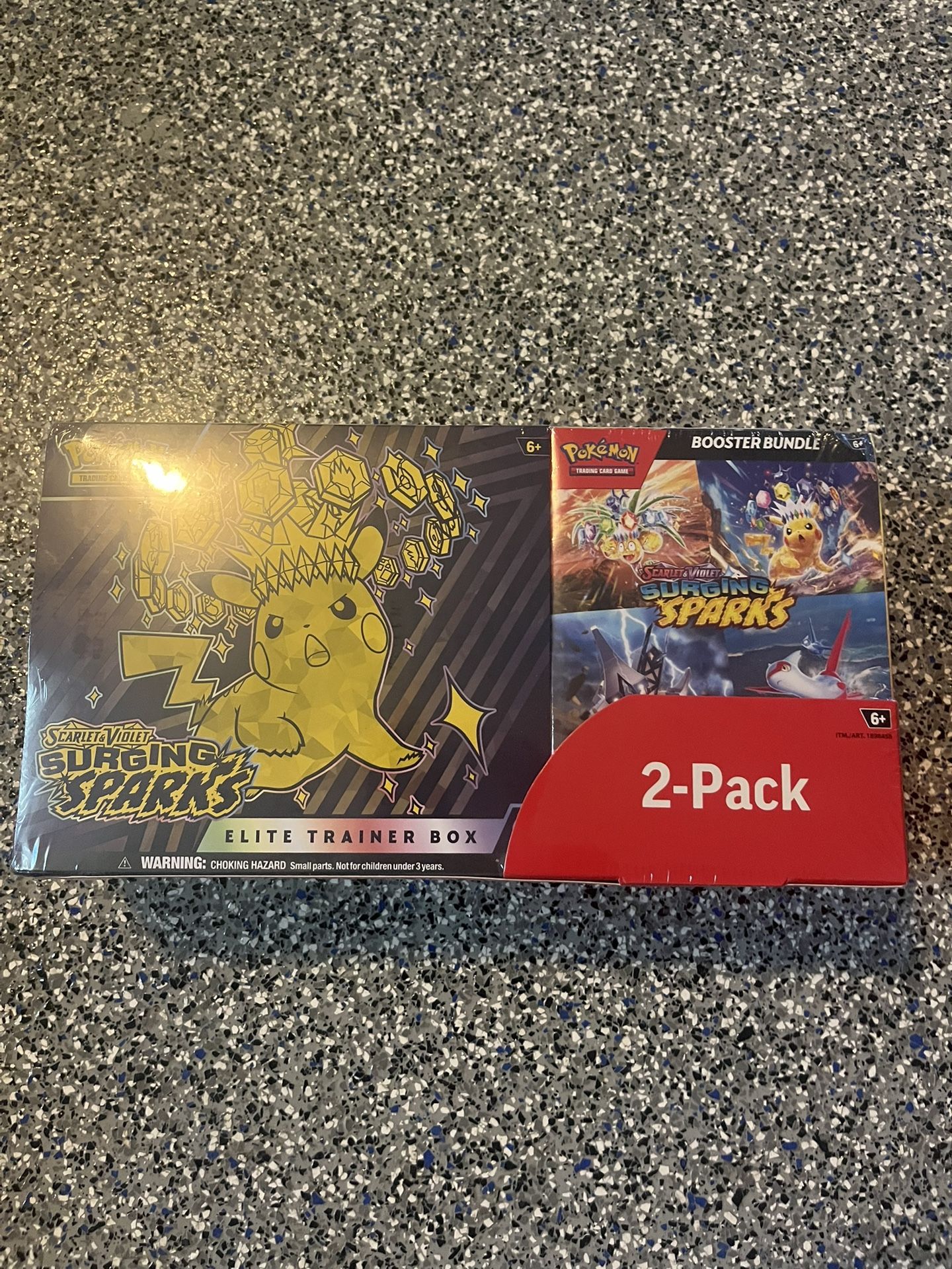 Pokemon Surging Sparks ETB And Booster Bundle