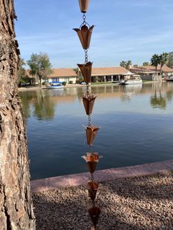 Copper Rain Chain