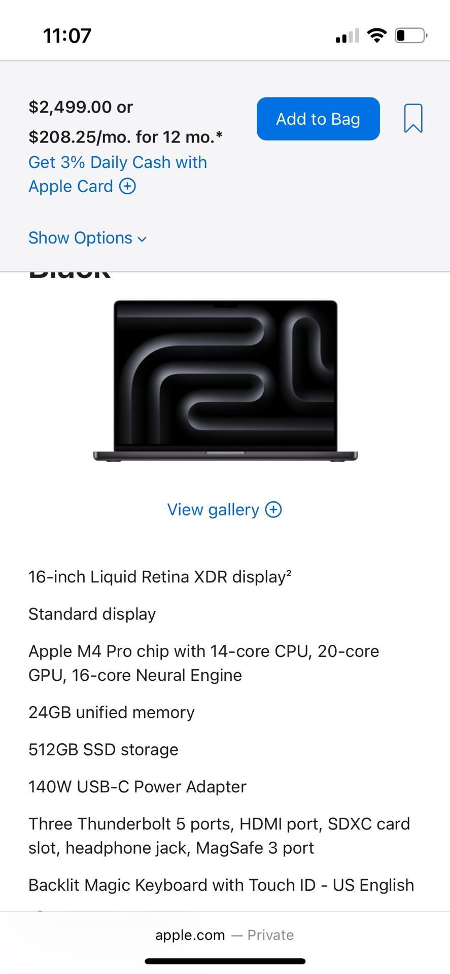 MacBook Pro 16 Inch laptop 