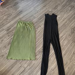 SHEIN skirt & One Piece 