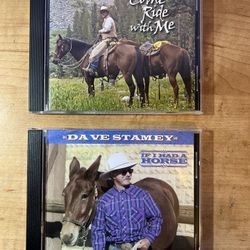 2 DAVE STAMEY CD - Come Ride With Me & If I Had A Horse - Very Good