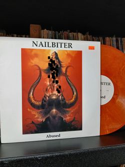 Hardcore Punk/Metal Nailbiter mini LP (2003) ORANGE VINYL RECORD