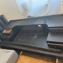 Excellent table with a built-in outlet and lots of storage—perfect for home, office, or bedroom use!