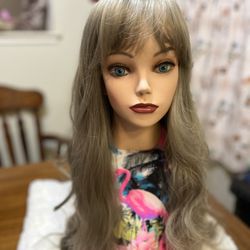 Ash Blonde Long Wavy 
