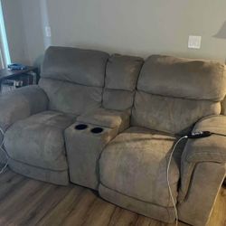 Couch And Recliner 
